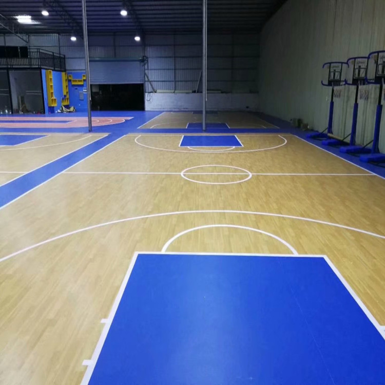 武汉环保篮球场馆地胶用途 施工经验丰富