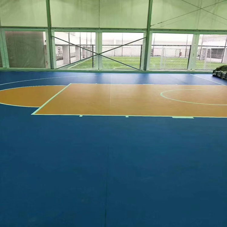 呼和浩特鹏辉篮球场运动塑胶地板生产厂家 施工经验丰富