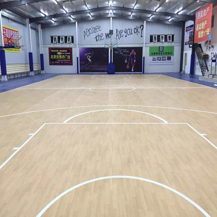 西安环保篮球场馆地胶用途 施工经验丰富