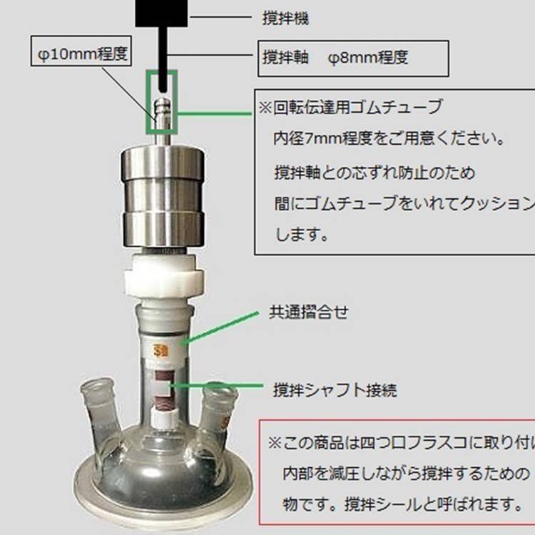 热销日本原装进口PTFE真空搅拌装置 F-24/40