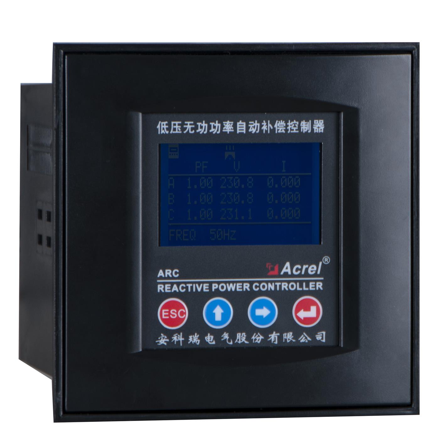 安科瑞ARC-12/J功率因素补偿控制器 低压配电系统补偿无功功率