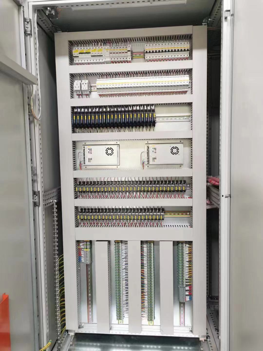 PLC控制器程序编写自动化设备设计控制柜接线配电柜安装组态王触摸屏