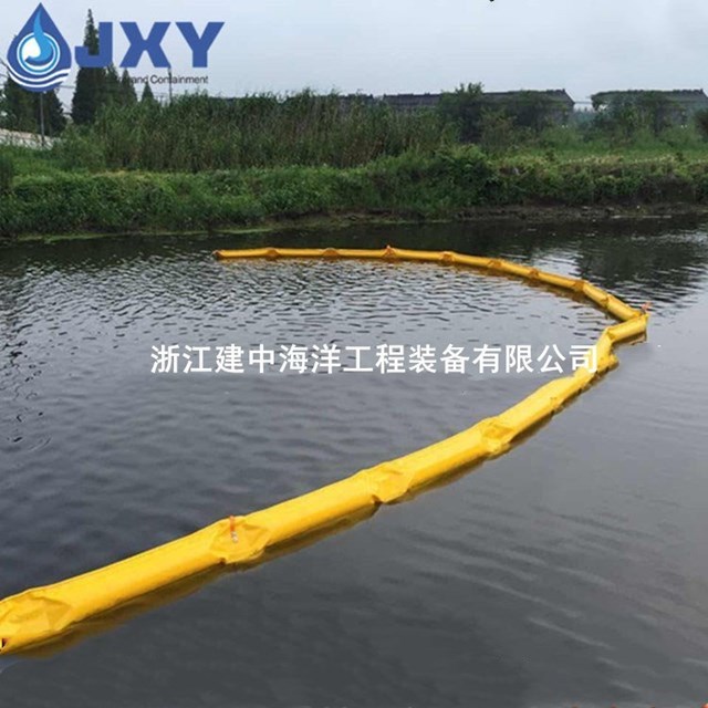 浙江JXYWGV600高强度PVC海上通用围油栏