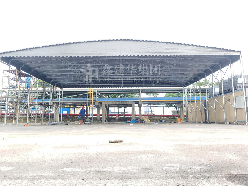 大型移動(dòng)雨蓬 鑫建華蓬業(yè)