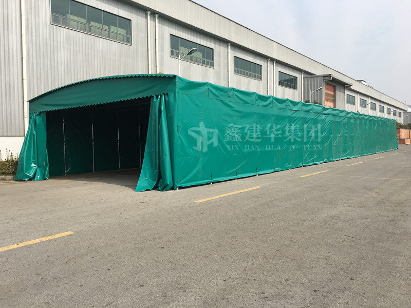 重庆移动雨棚伸缩厂家 大型移动雨蓬