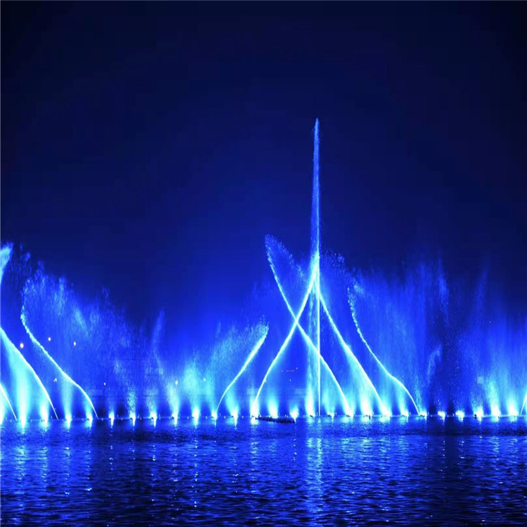 彩色音樂噴泉 石家莊大型水幕電影噴泉