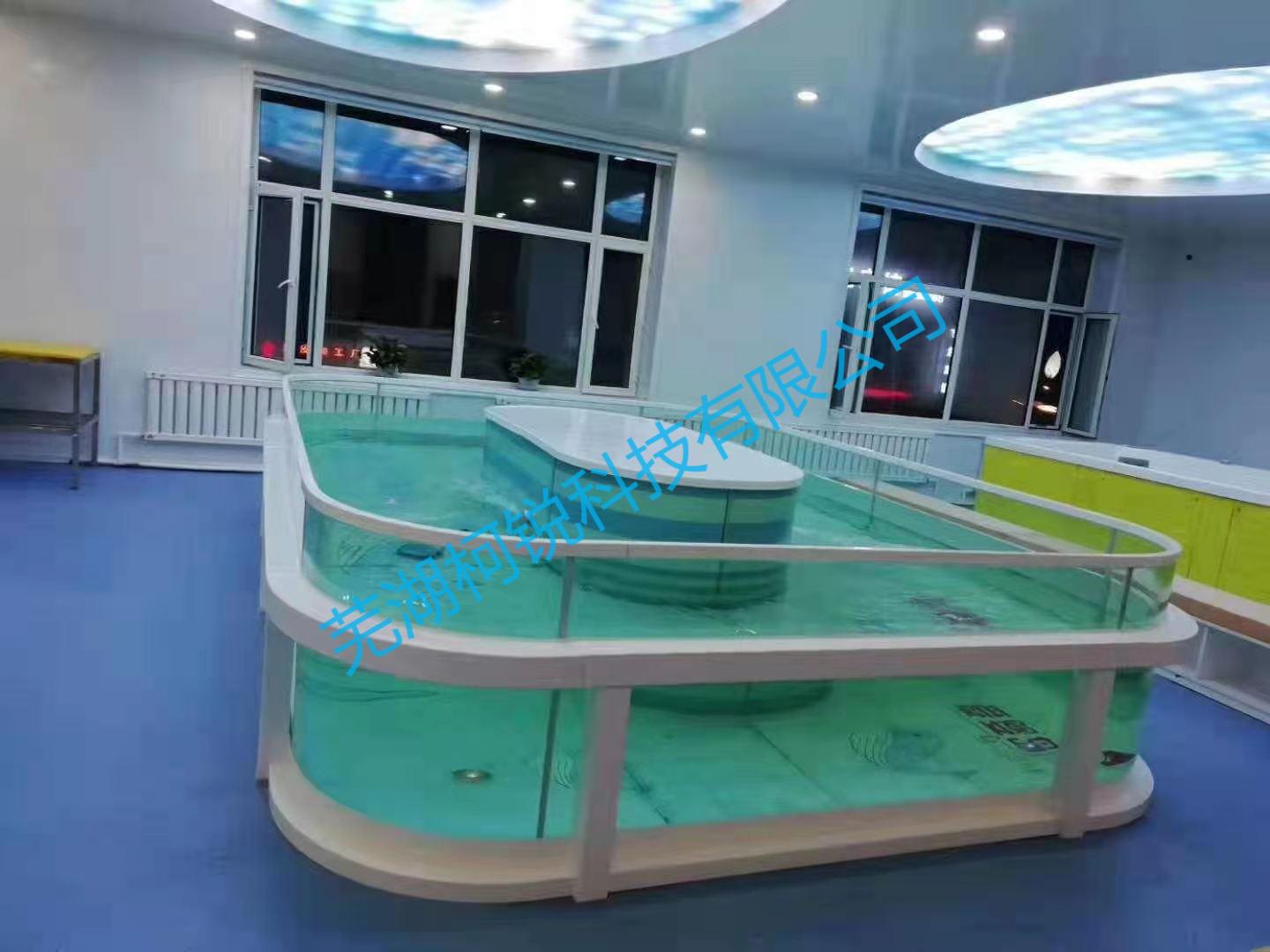 福州钢化玻璃游泳池厂家 钢化玻璃椭圆池