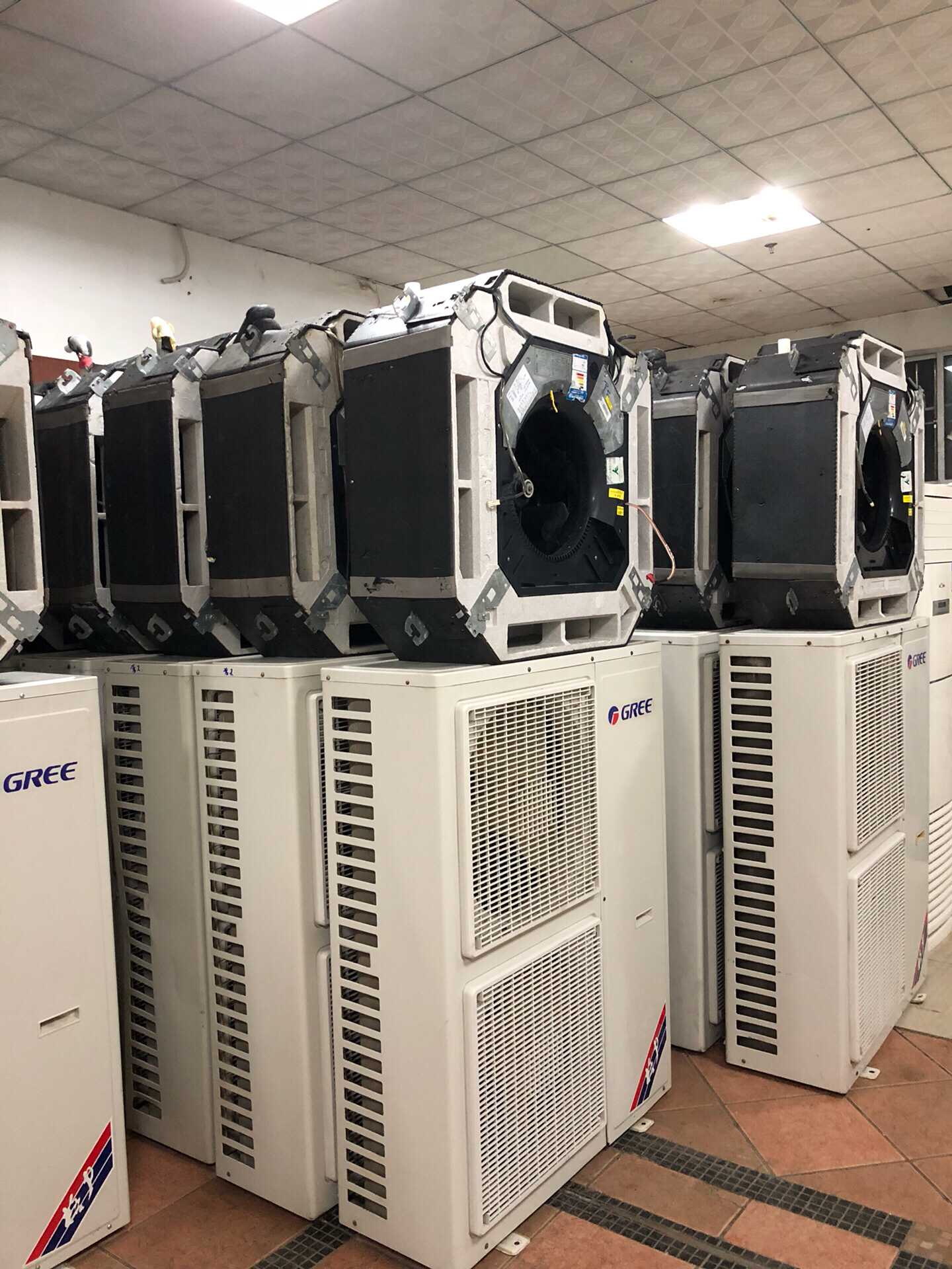 深圳中央空调 天花机 吸顶机9成新批发包安装售后