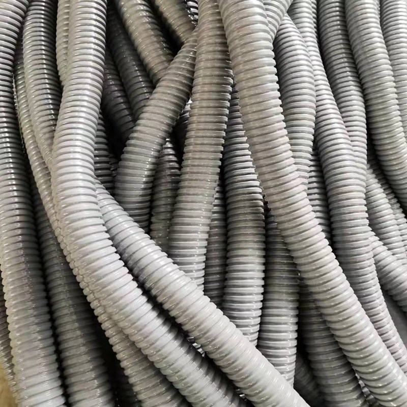 兰州供应内径20包塑金属软管 加厚黑色包塑蛇皮管批发
