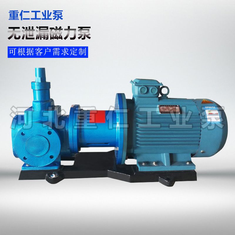 重仁YCB-B磁力泵/圆弧齿轮泵/液压系统泵/无泄漏自吸泵/不锈钢耐腐蚀耐磨化工泵
