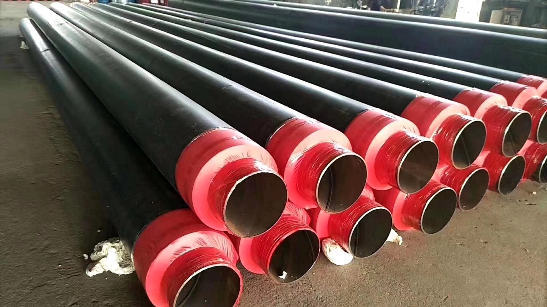 保温钢管 3PE防腐钢管 预制直埋保温钢管
