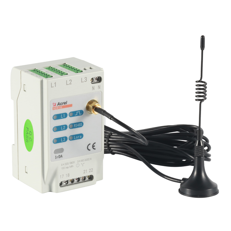 环保用电分表计电表安科瑞AEW100-D20X分表计电表无线计量电能表全电参量记录