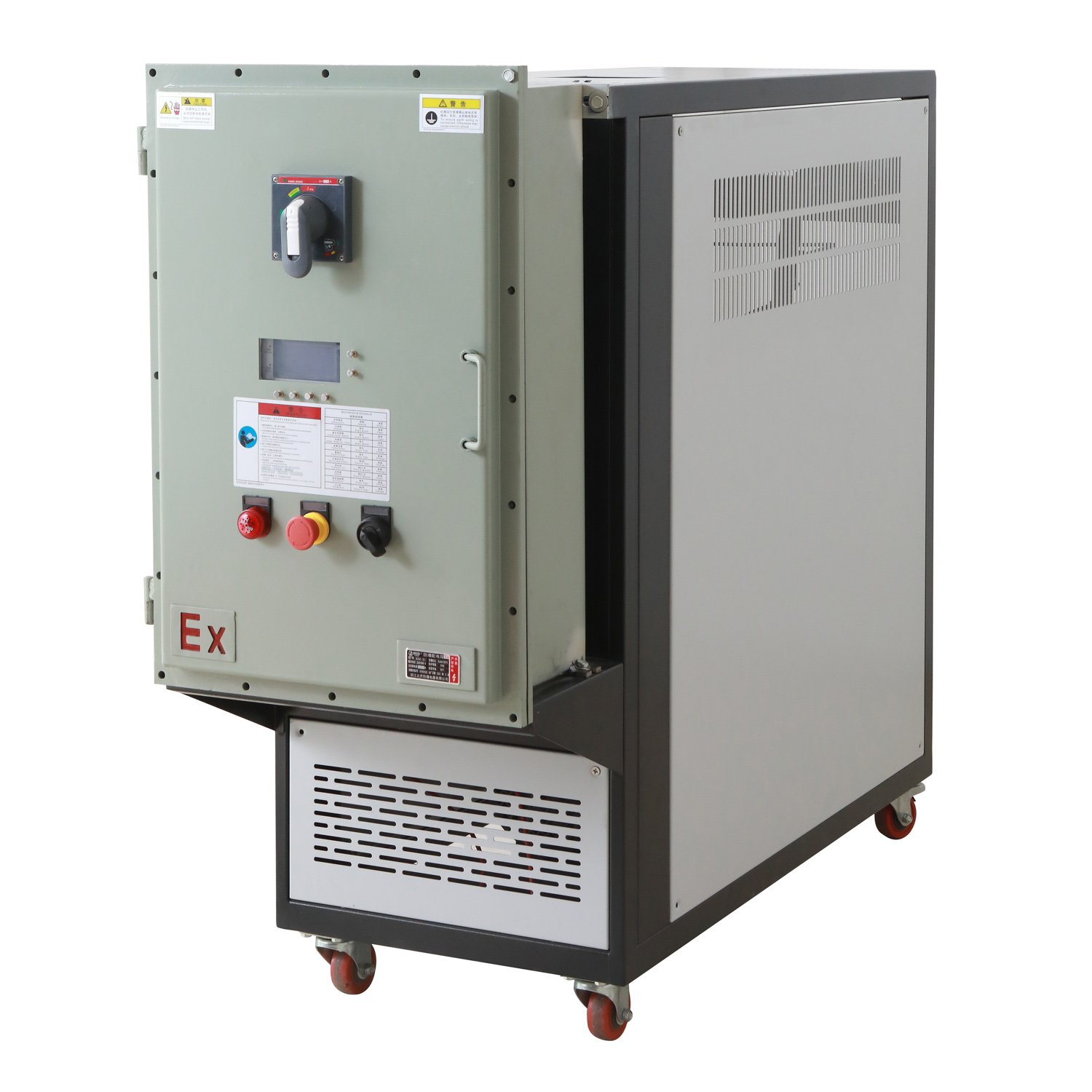 广州轧光机油浴系统油温机型号 辊筒油加热系统 性能稳定