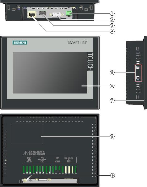 西门子TP1900触摸式面板6AV2124-0UC02-0AX0