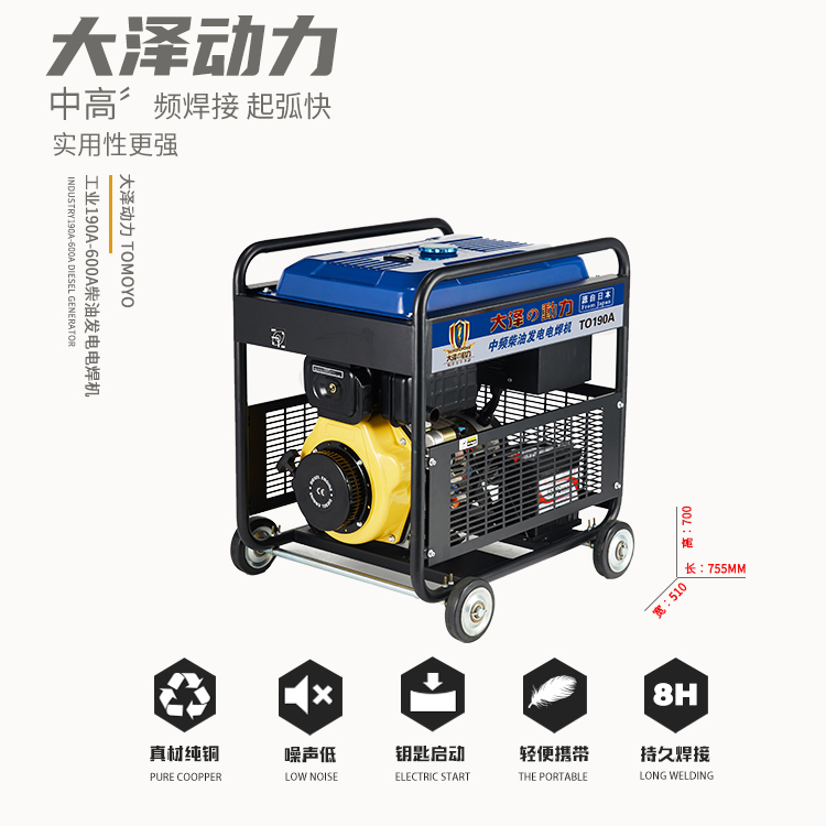 大泽动力TO230A柴油发电电焊机价格