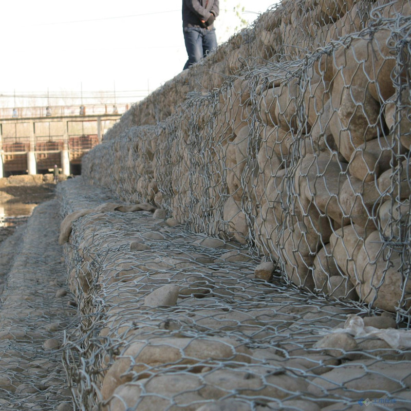 厂家生产定制矿山支护网边坡防护网 护坡六角格宾加筋石笼网