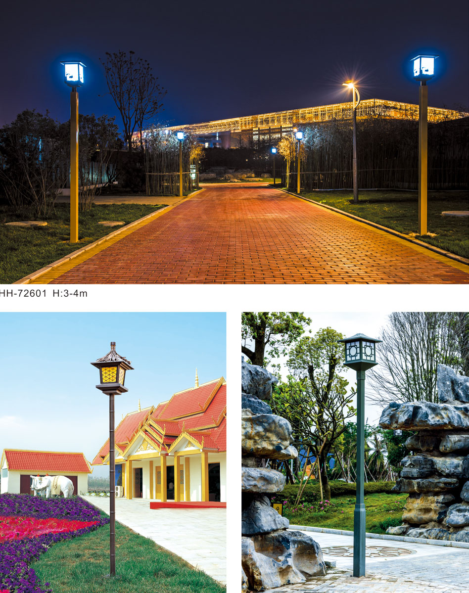 达州公园庭院灯设计 铝材庭院灯 欢迎来图加工