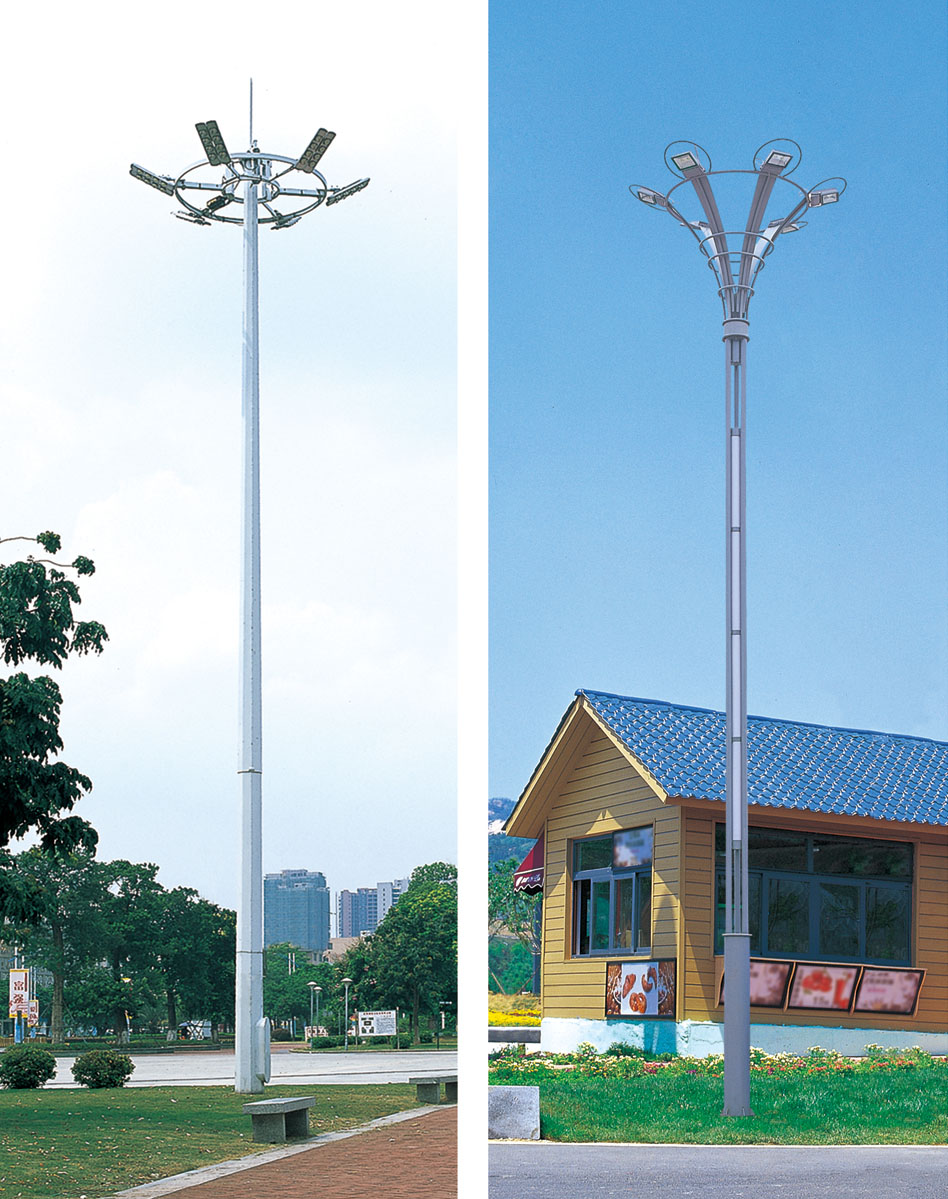 四川广场高杆灯定制 16米高杆灯