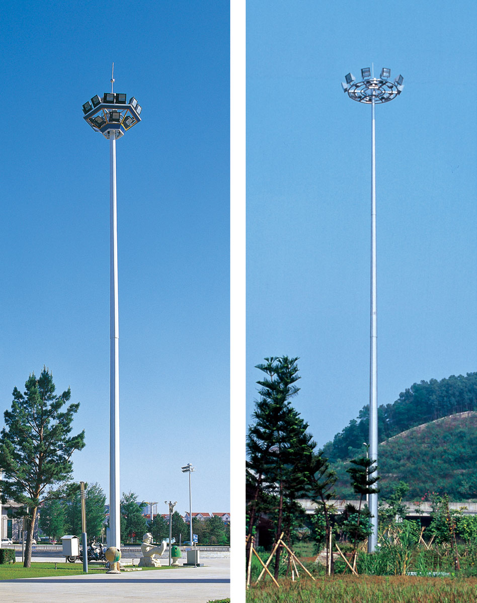 广安智慧高杆灯厂家 25米高杆灯