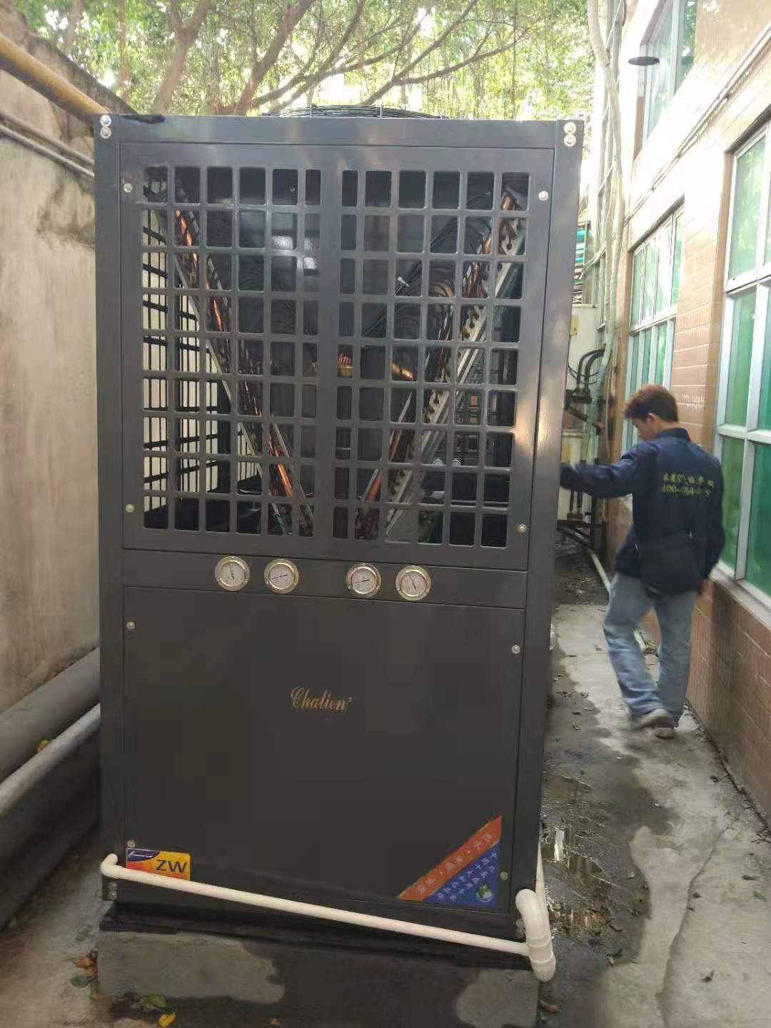 沐足店 广州美的空气能热泵维护
