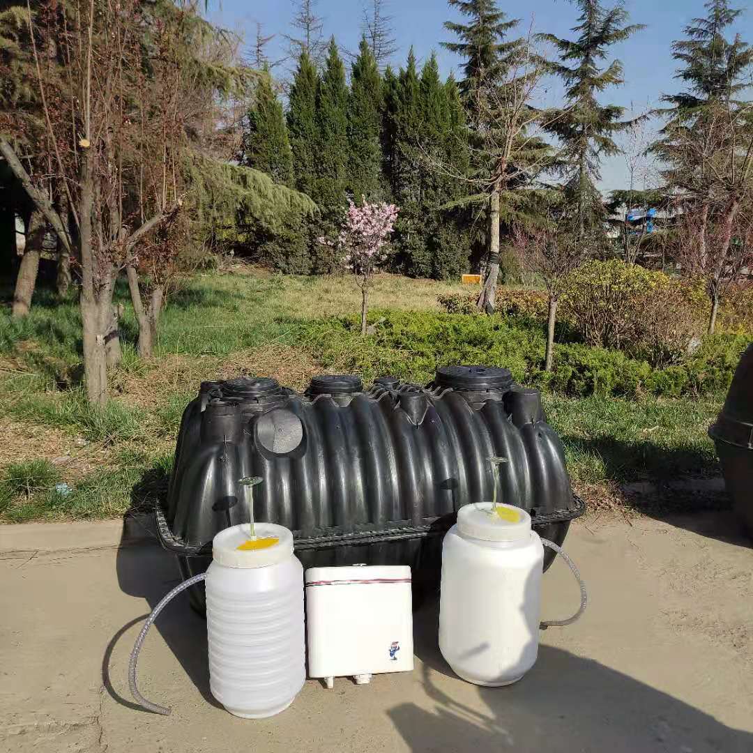 塑料三格式化粪池 一体家用化粪池 农村厕所改造黑粪桶
