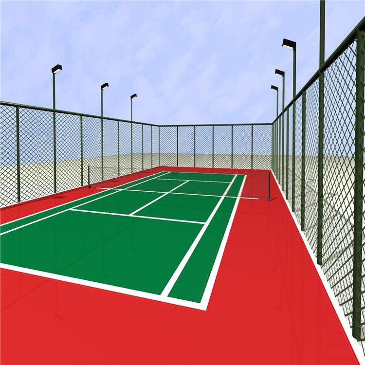球场围网 体育场围栏 运动场防护网勾花护栏网