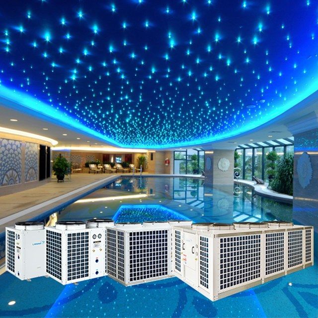 广州南沙空气能热水器安装公司 恒温游泳池加热设备 节能环保