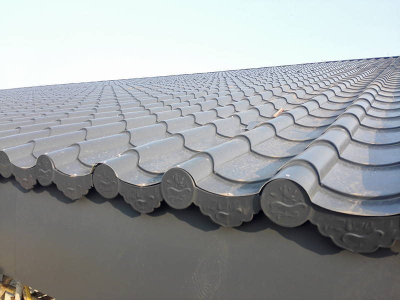银川中卫铝镁锰板仿古瓦型金属屋面板