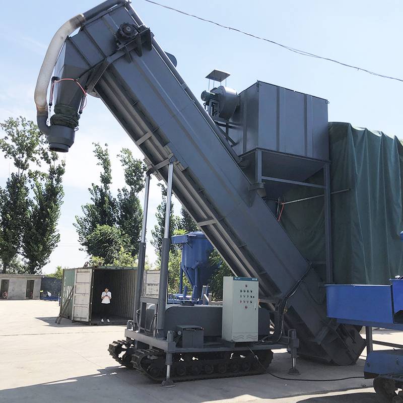 宁夏大型集装箱卸灰机厢车粉料气力装车机卸灰拆箱输送机