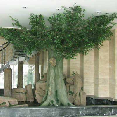 徐州室内假树,一种手工制作的假树