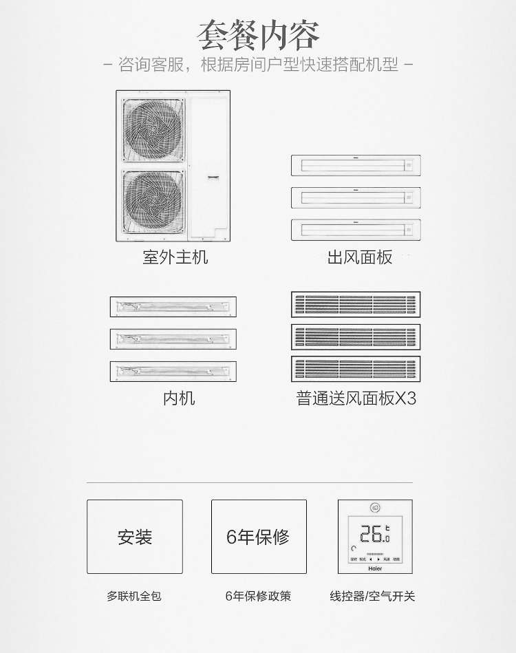 120平米家用中央空調(diào)造價(jià)