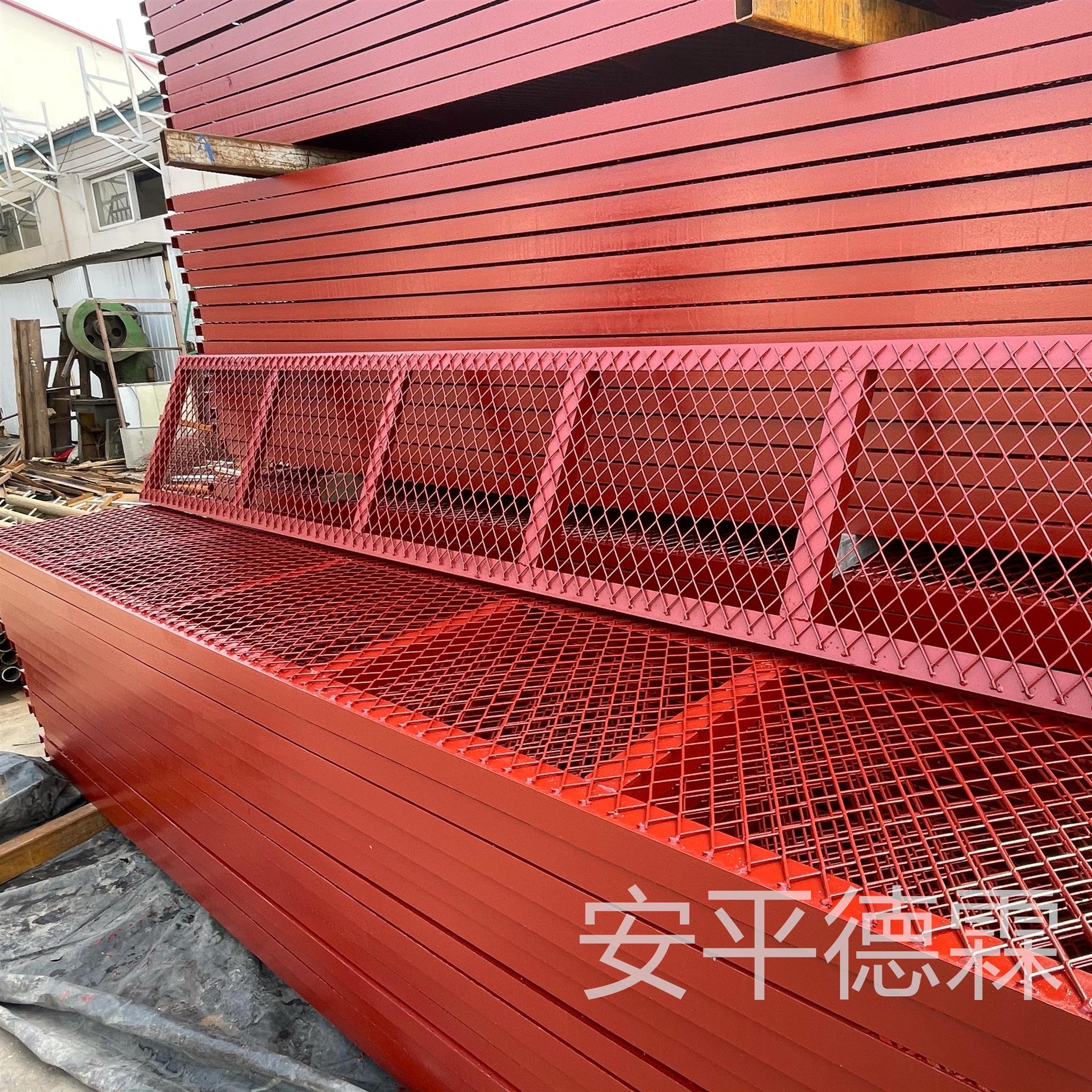 噴漆盾構走道板加工定制 沈陽紅色盾構地鐵走道板生產廠家 可定制