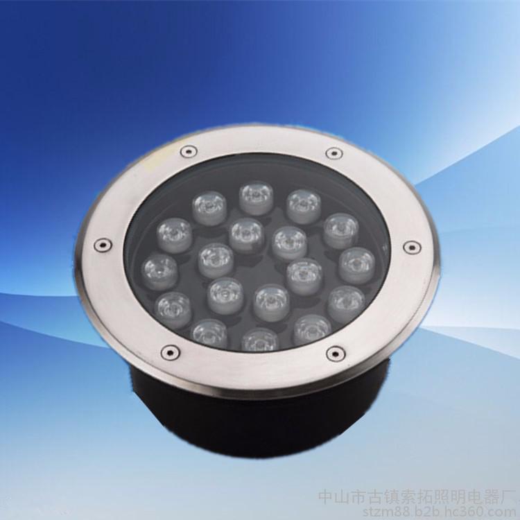 西安LED埋地灯批发 嵌入式圆形地埋灯 可定制