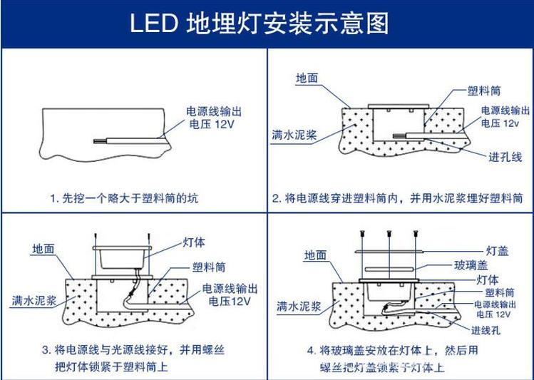 西安LED埋地灯工厂