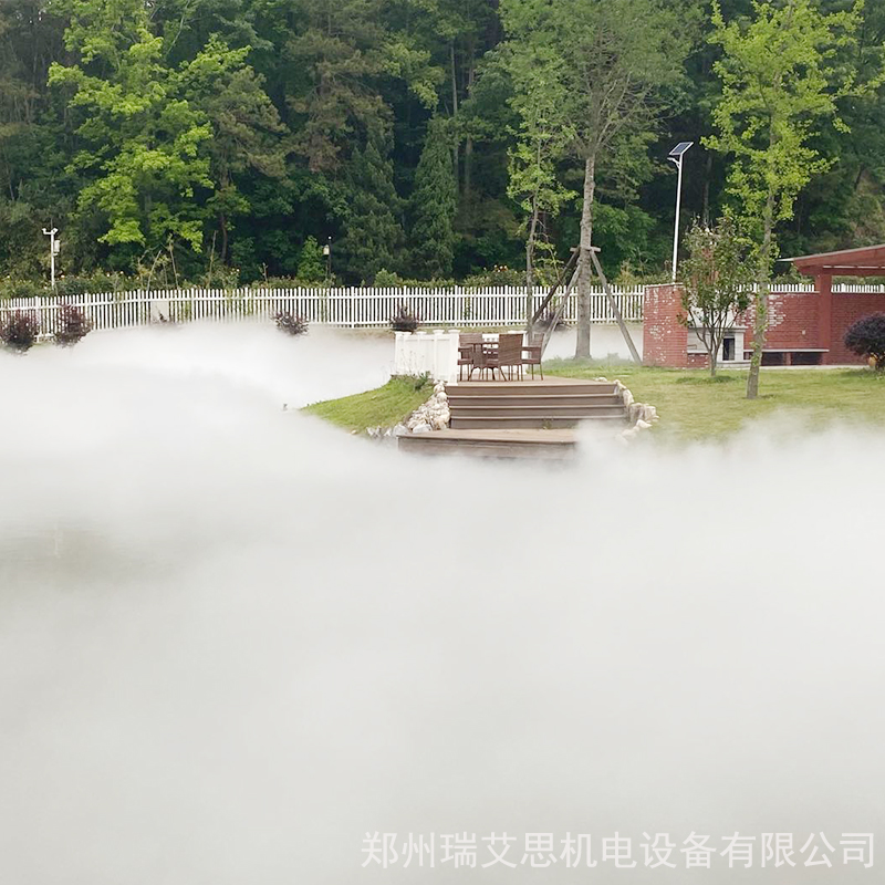 杭州小区人造雾