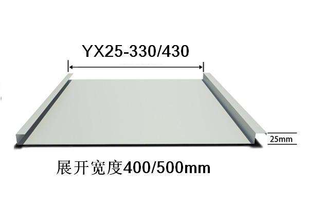 甘肃武威铝镁锰金属屋面板YX25-430