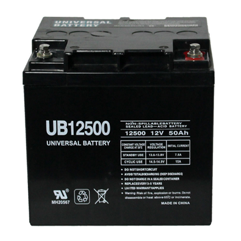 UNIVERSAL蓄电池UB12500/12V50AH医院设备科研机构