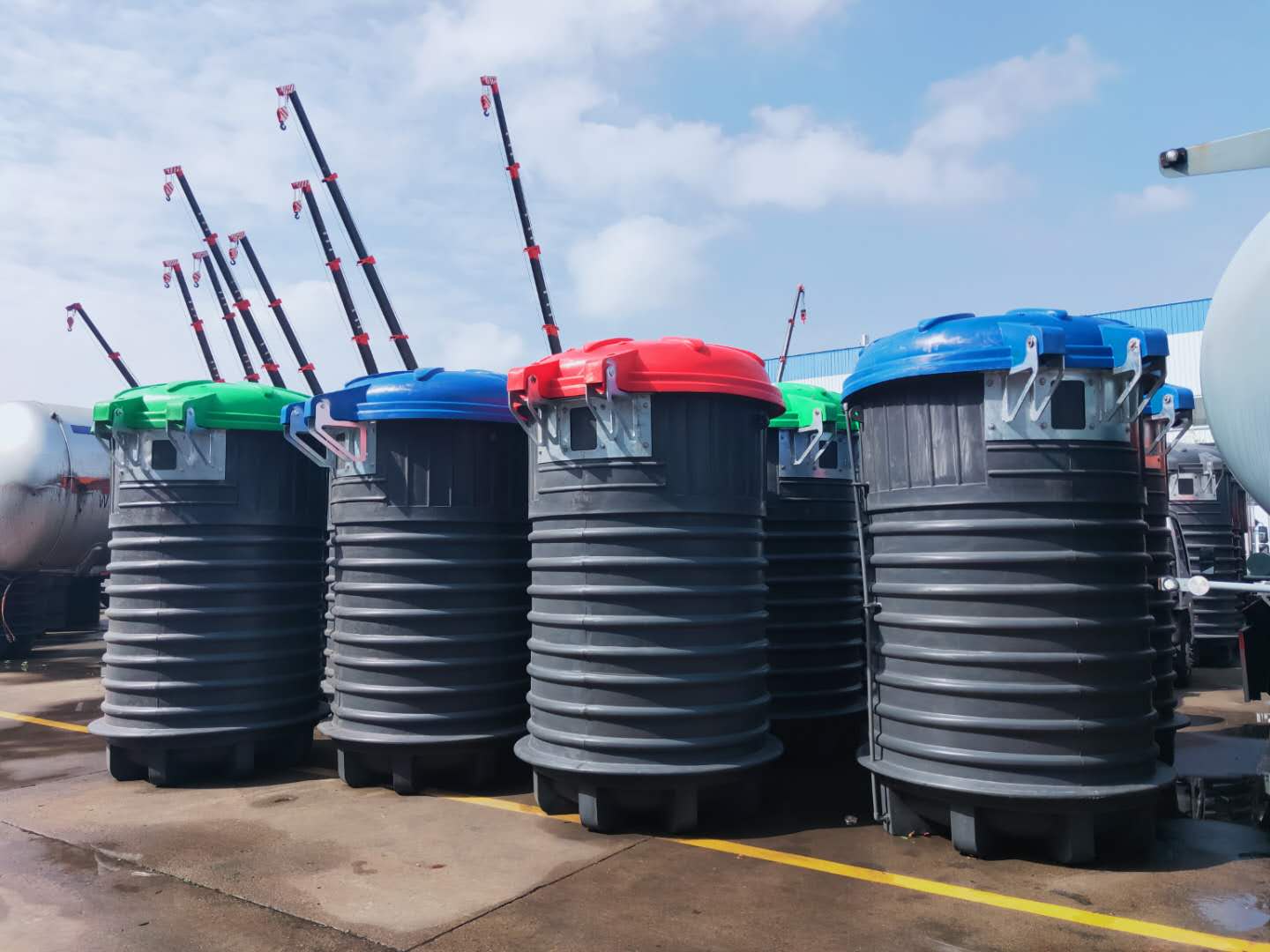 合肥環保深埋垃圾桶供貨商 廠家供應