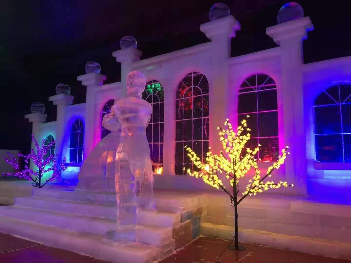 兰州冰雕展制作公司 冰雕奇乐城堡