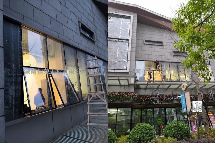 长沙更换幕墙公司双层玻璃维修安装