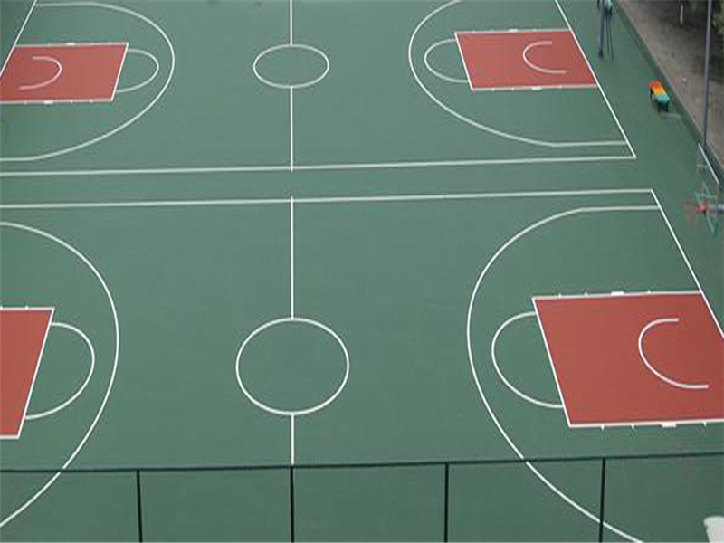 新疆塑胶篮球场价格 厂家供应_量大从优