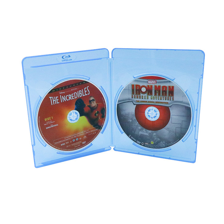 伟胜11mm双碟蓝光盒可插封面DVD盒游戏卡盒含模印Logo