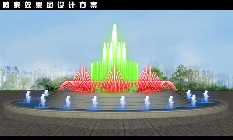 拉萨程控喷泉设计