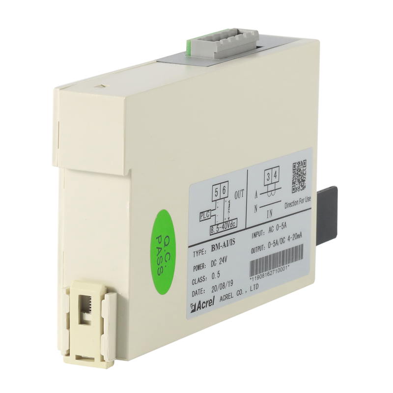 安科瑞模拟型号隔离器BM-DI/IS将0-5A变送输出4-20mA