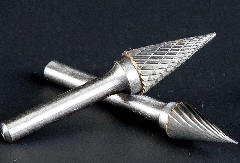 M1020钨钢磨头 交叉齿硬质合金打磨头 科能工具