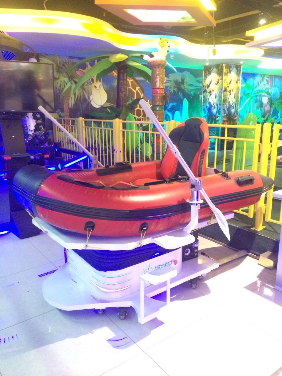 银河幻影VR互动产品虚拟漂流船水上冲浪模拟体验VR文旅项目设备