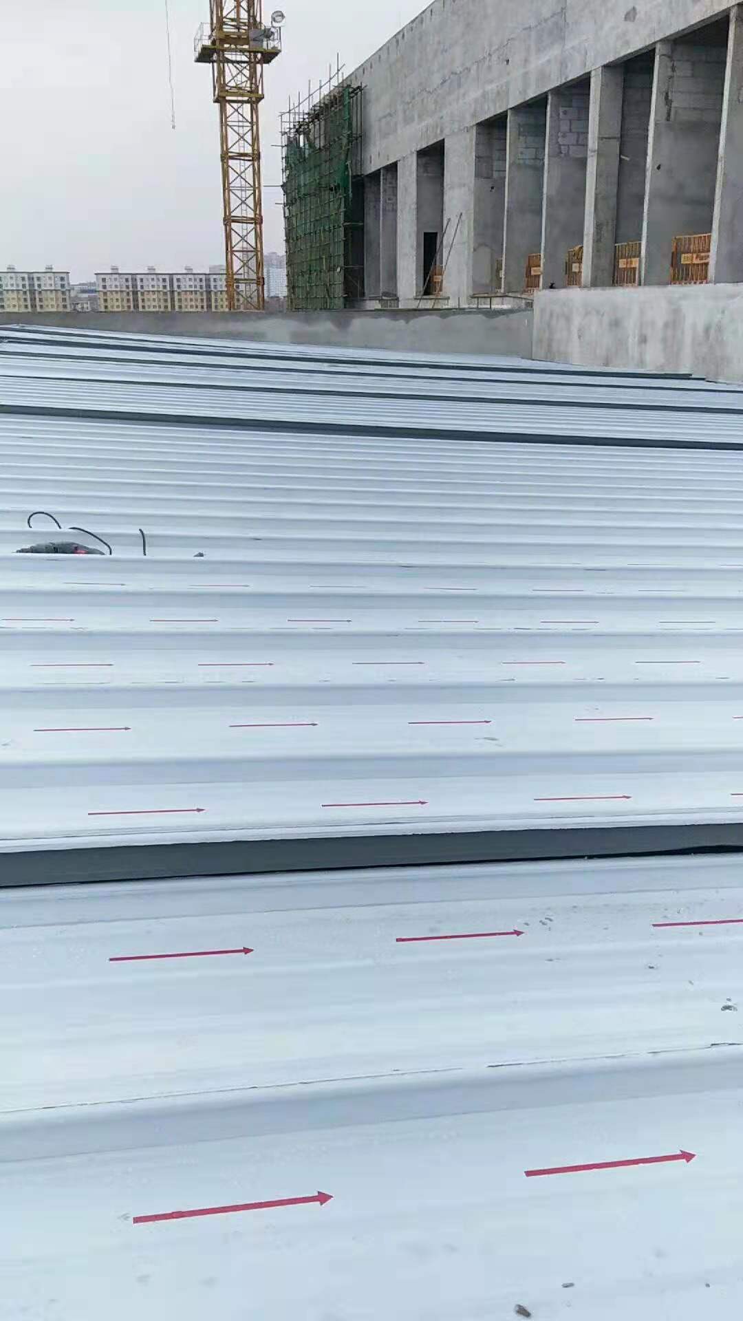 内蒙古鄂尔多斯铝镁锰直立锁边屋面板直销