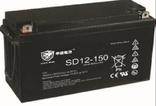 申盾蓄电池SD12-150/12V150AH厂商授权经销商