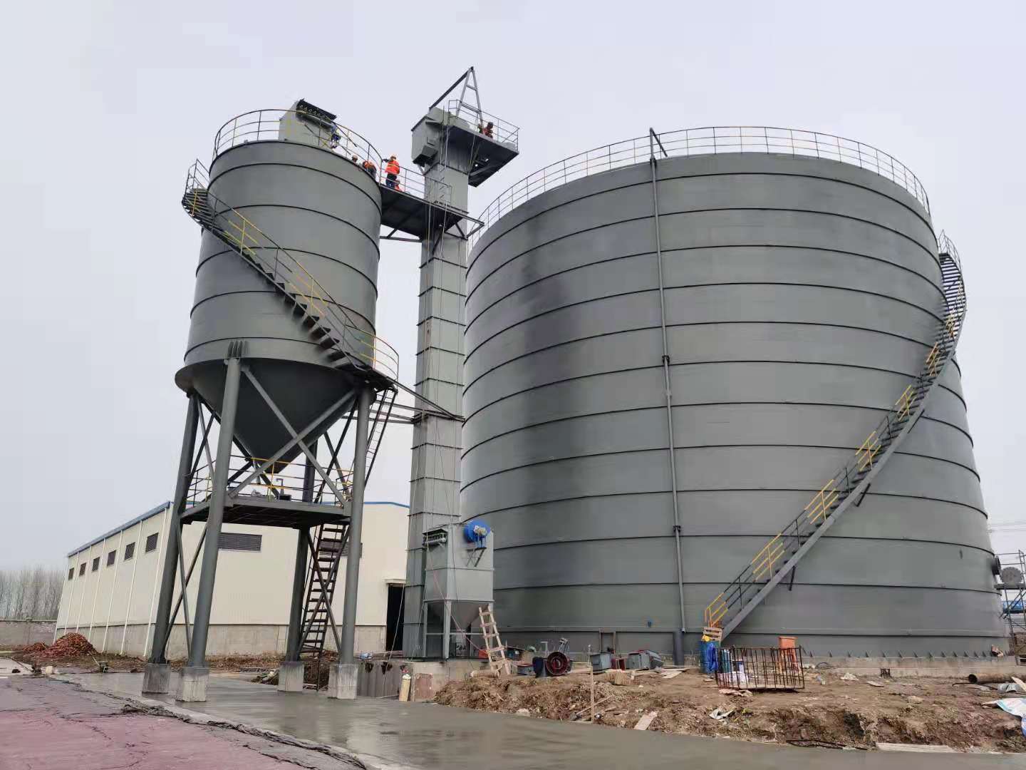 梅州10万吨水泥钢板库 大型灰罐