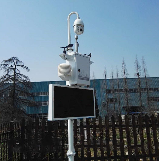 黄冈化工厂在线扬尘监测系统图片
